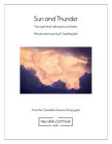 Sun and Thunder SA choral sheet music cover